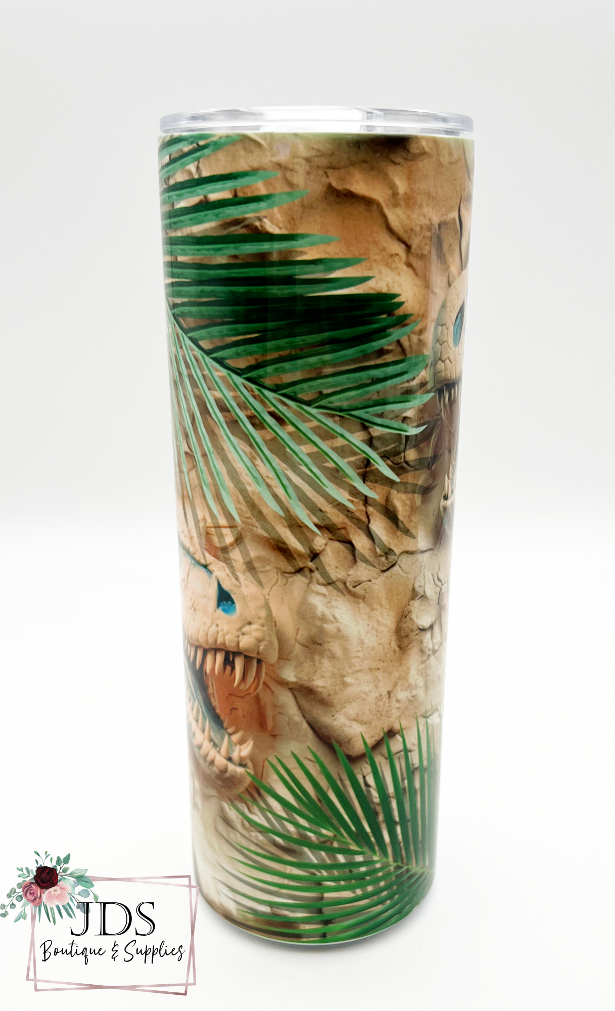 3D T-Rex Dinosaur Stainless Steel Tumbler