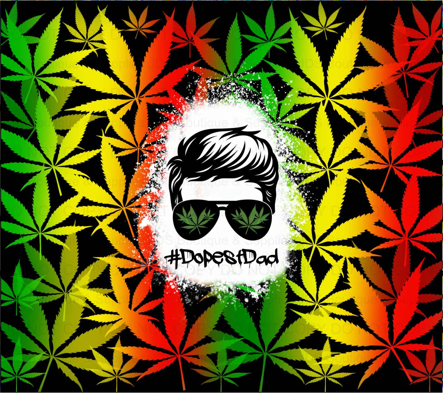 Dopest Dad Sublimation Tumbler Transfer