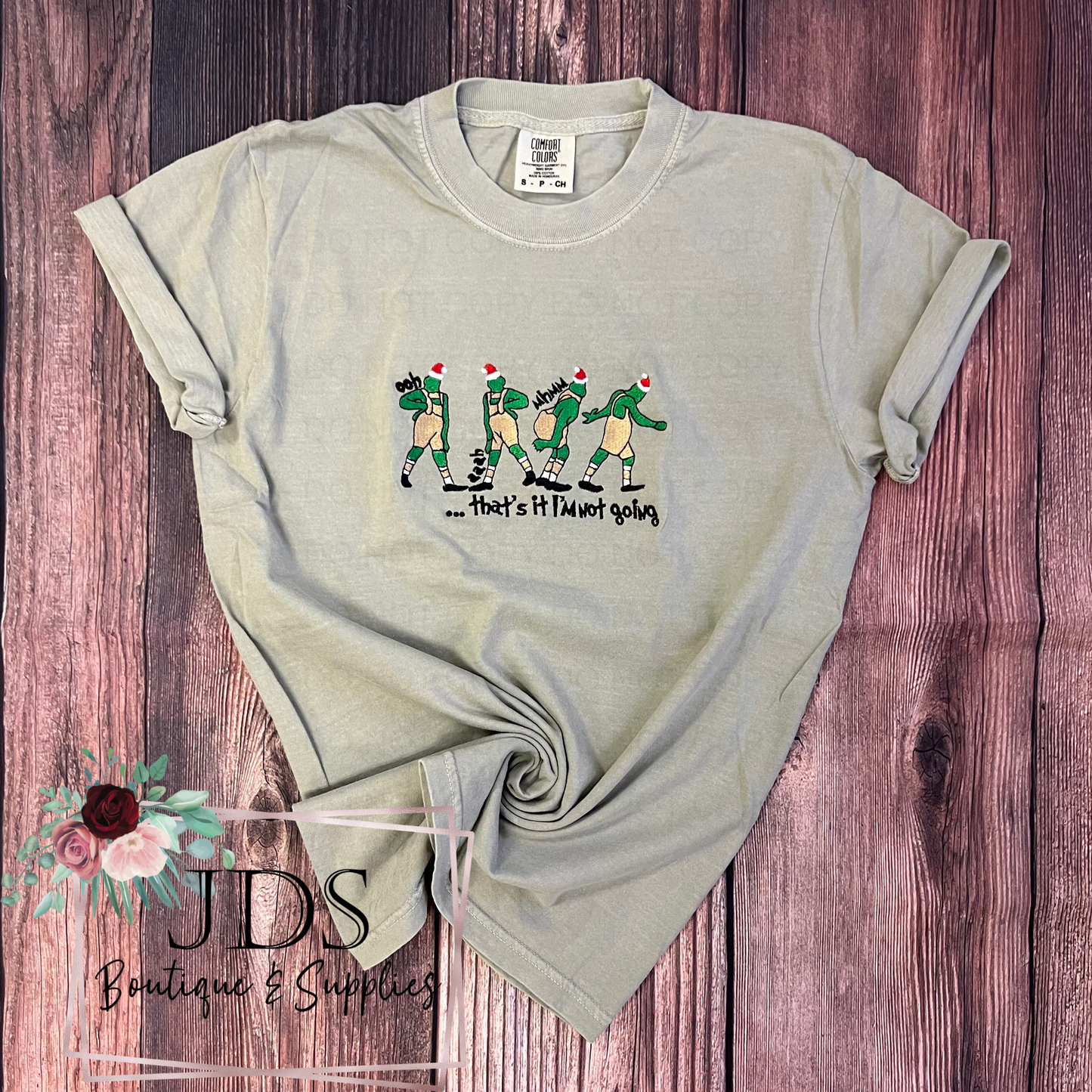 I'm Not Going Green Man Christmas T-Shirt