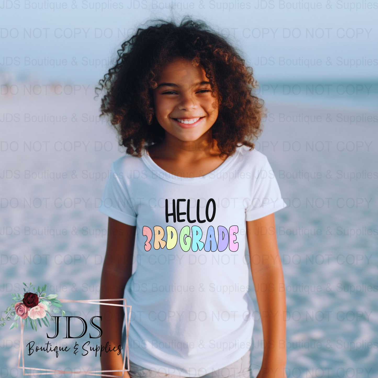 Pastel Rainbow Back to School Digital Design