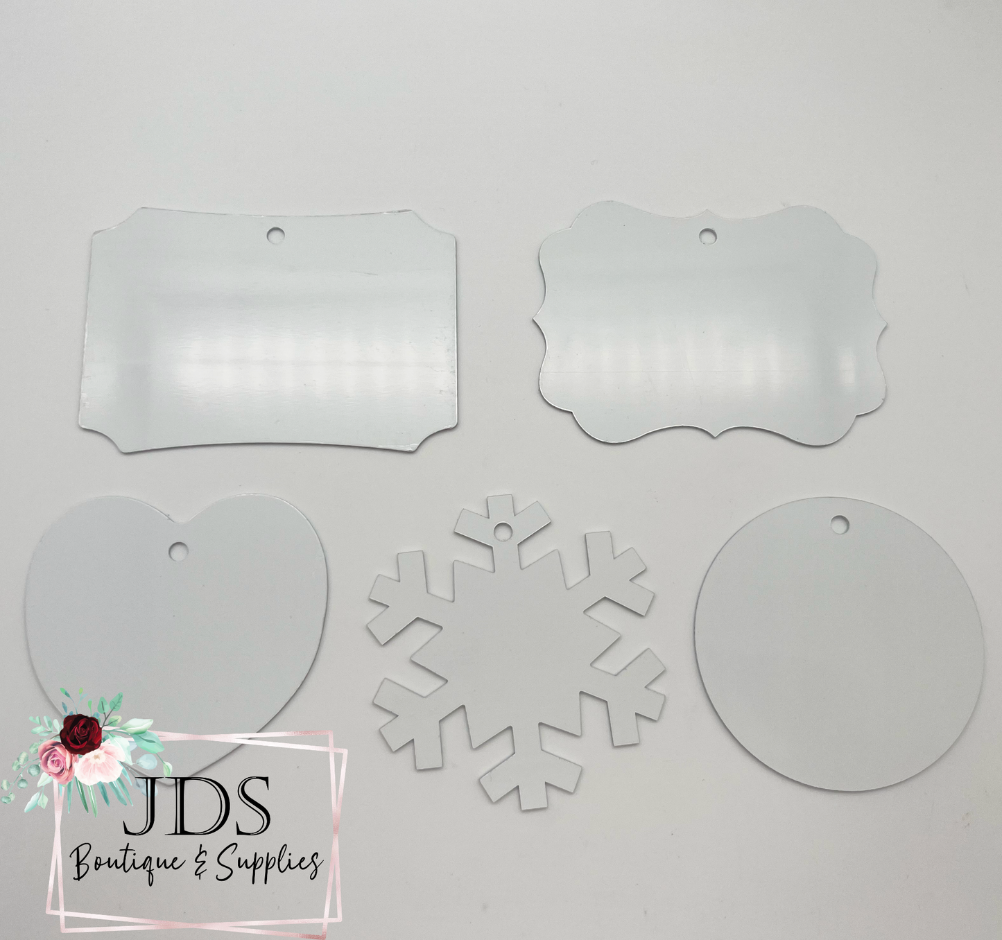 Aluminum Double Sided Ornaments
