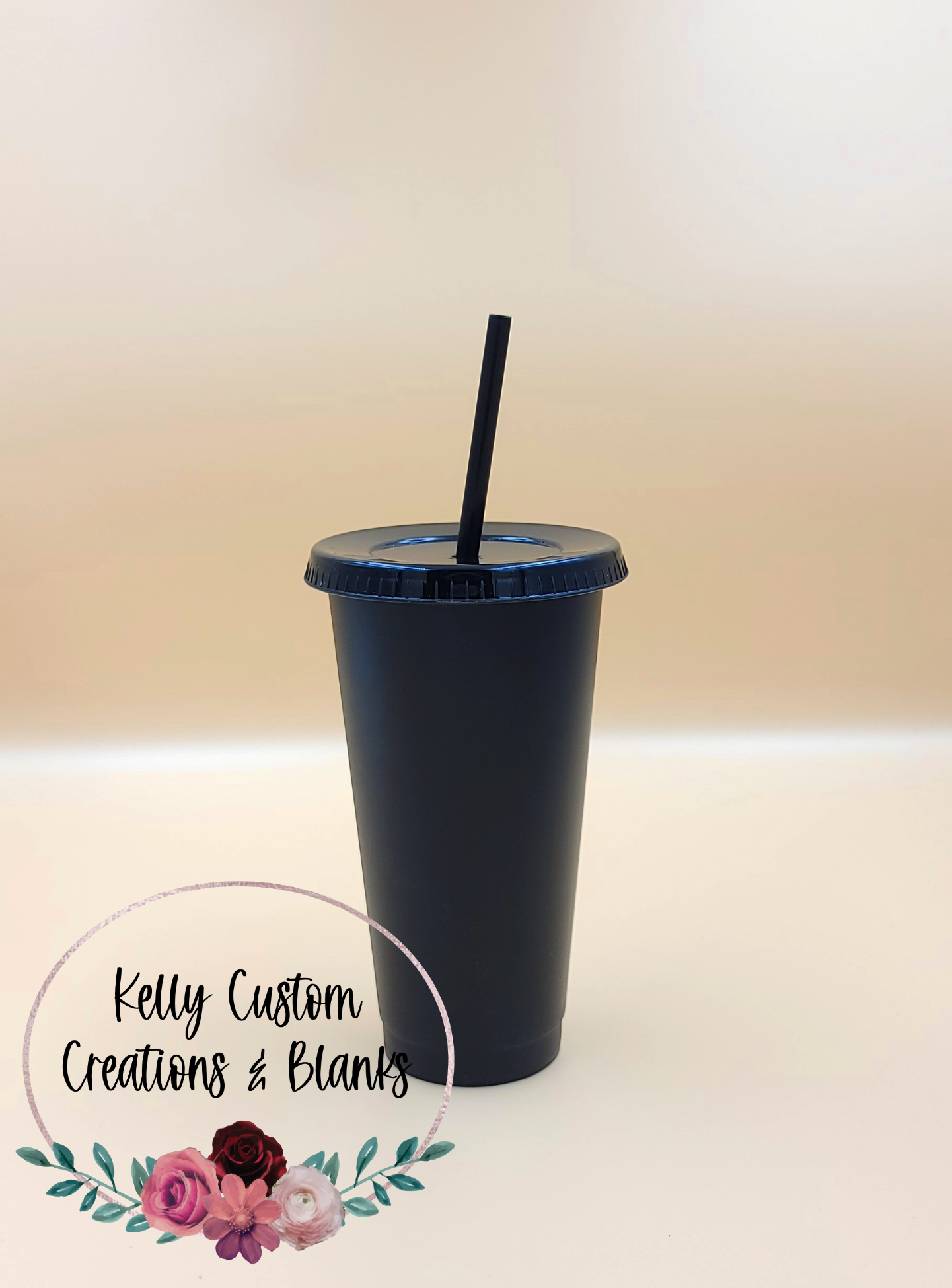 Matte Black 24oz Cold Cups