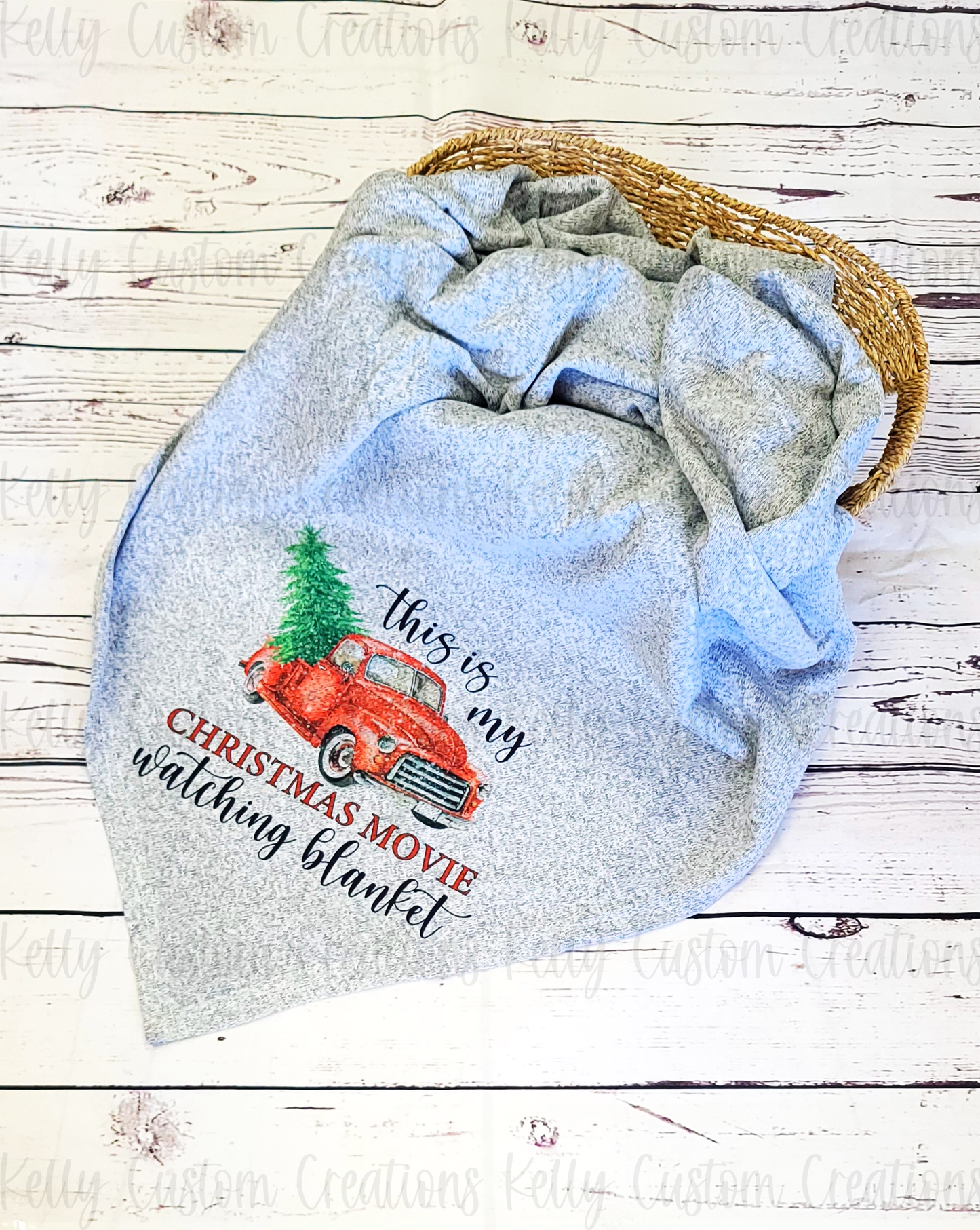 Christmas Watching Blanket and Mug Set