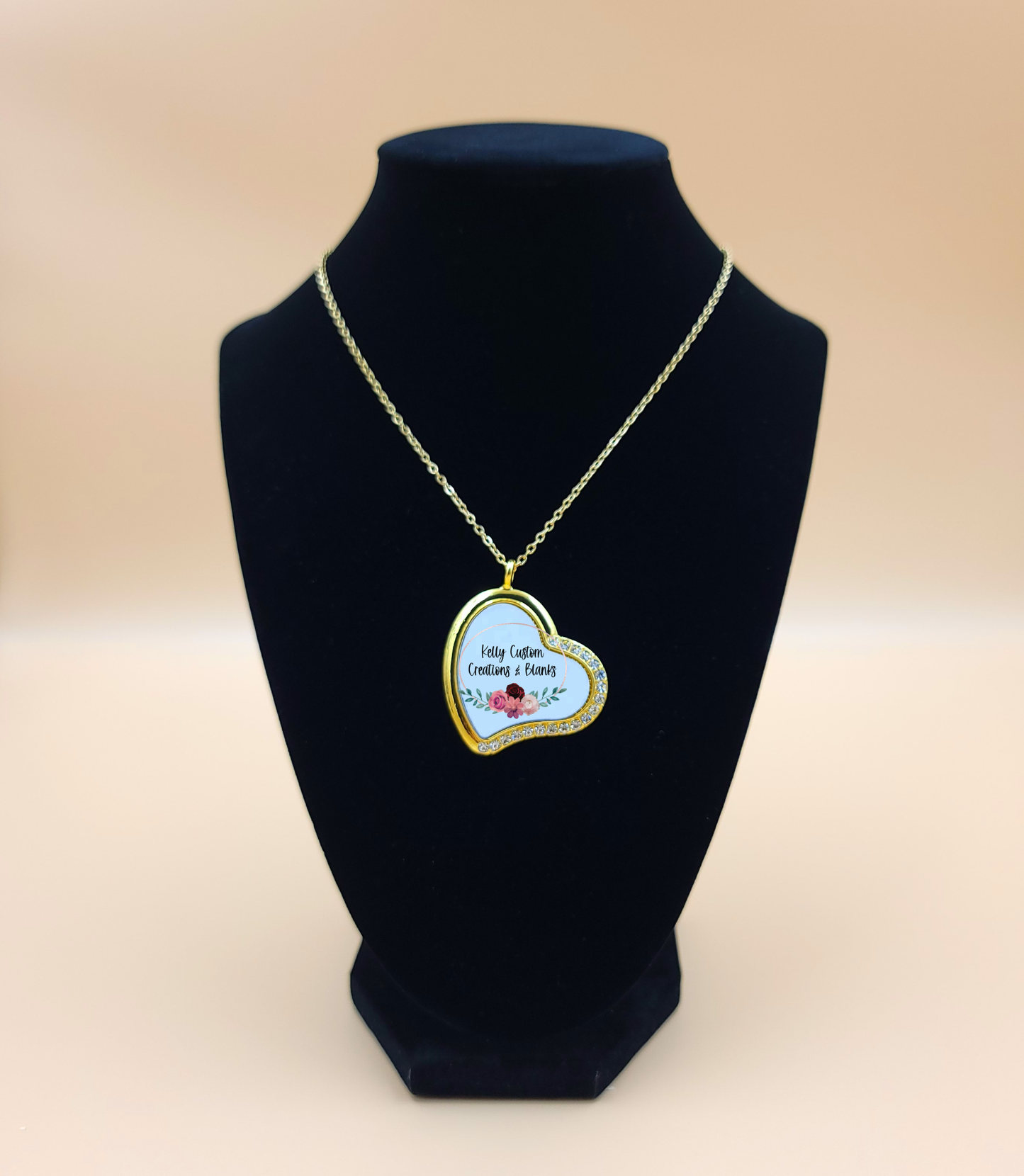 Sublimation Heart Necklace
