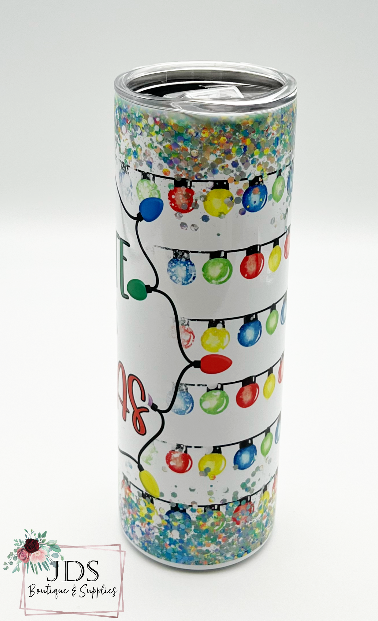 My Favorite Color is Christmas Lights Tumbler