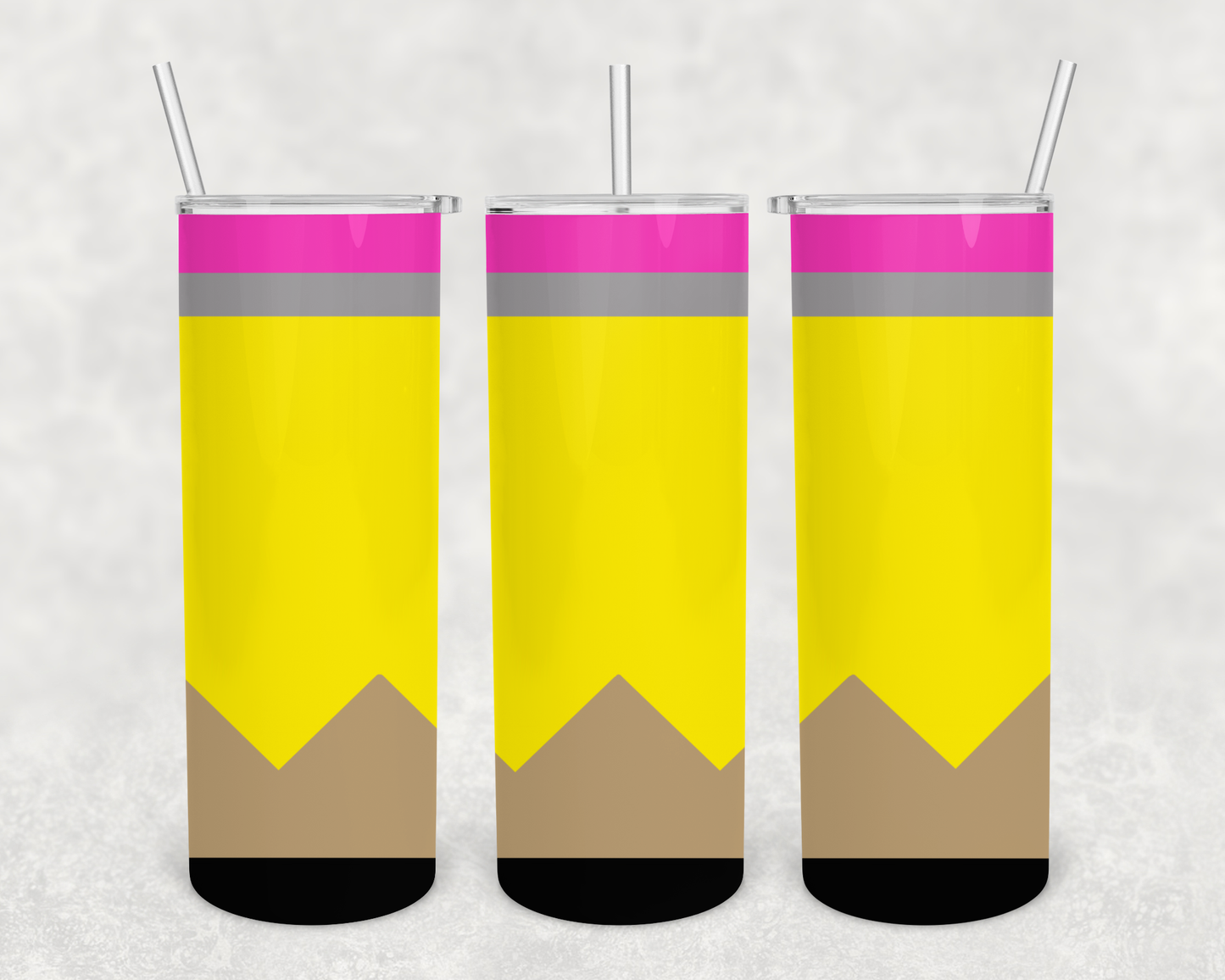 Pencil Tumbler Digital Design