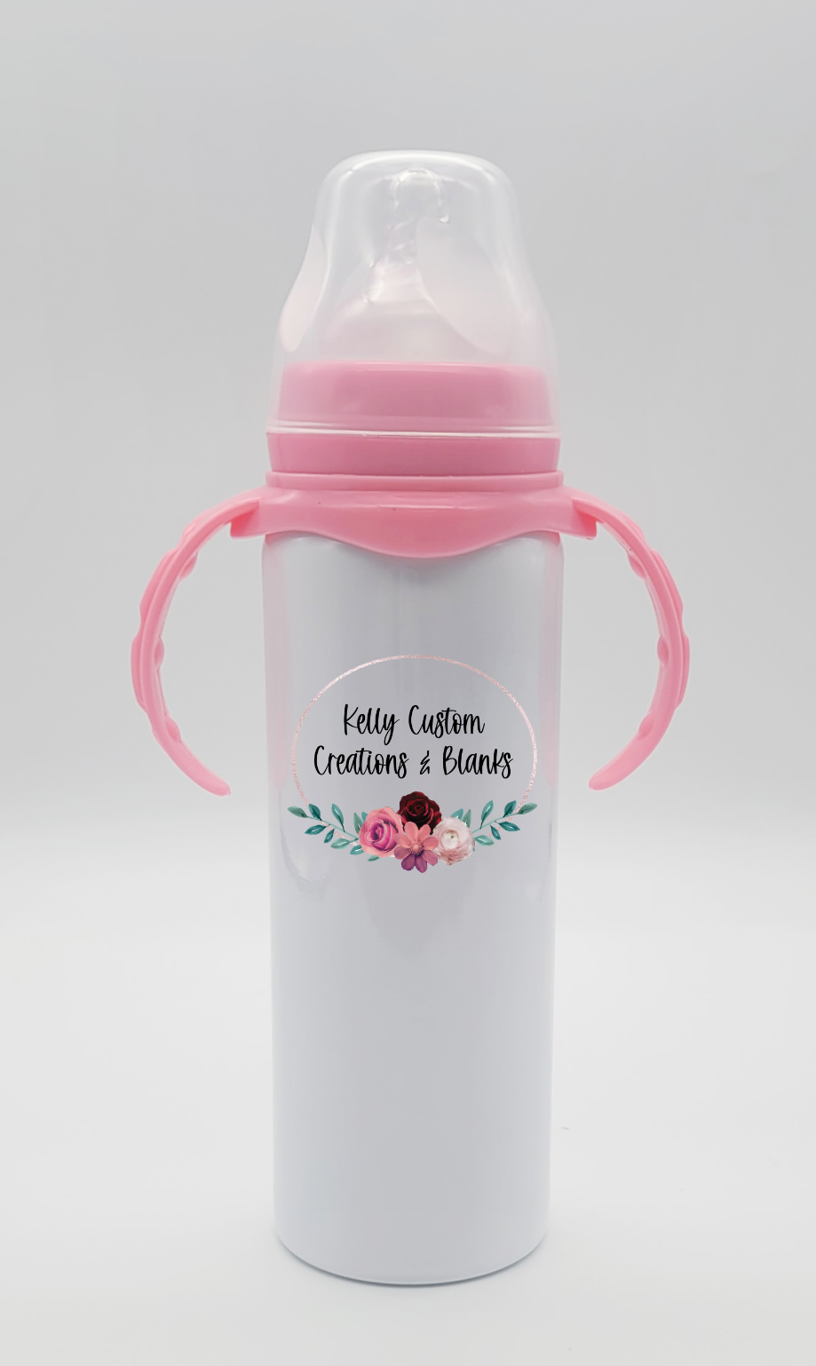 8oz Sublimation Stainless Steel Baby Bottle