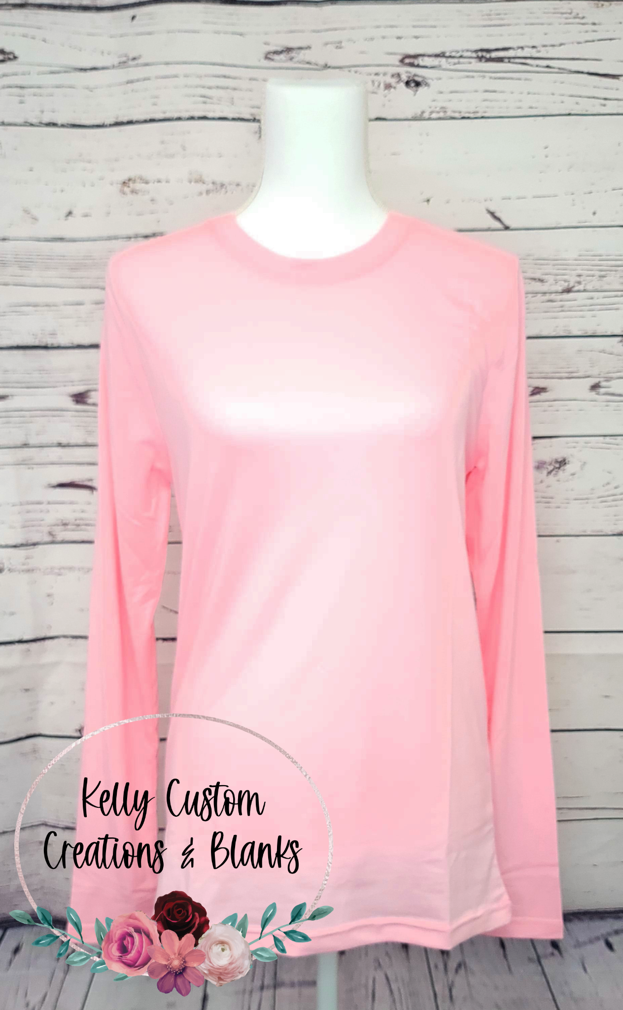 Sublimation Adult Long Sleeve Shirts 95% Polyester