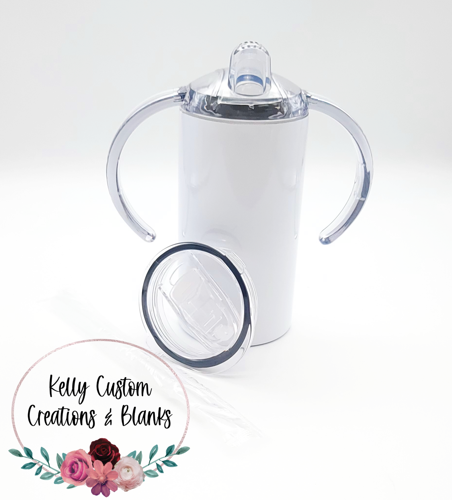 12oz Grow With Me Sublimation Sippy Cup - SEAM FREE