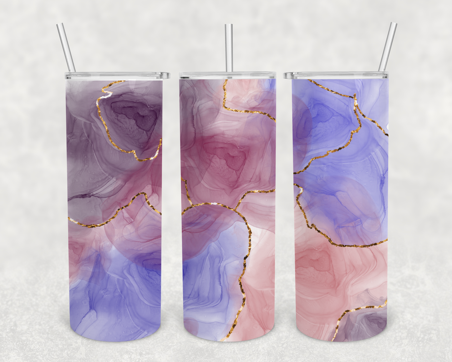 Watercolor Tumbler Digital Design