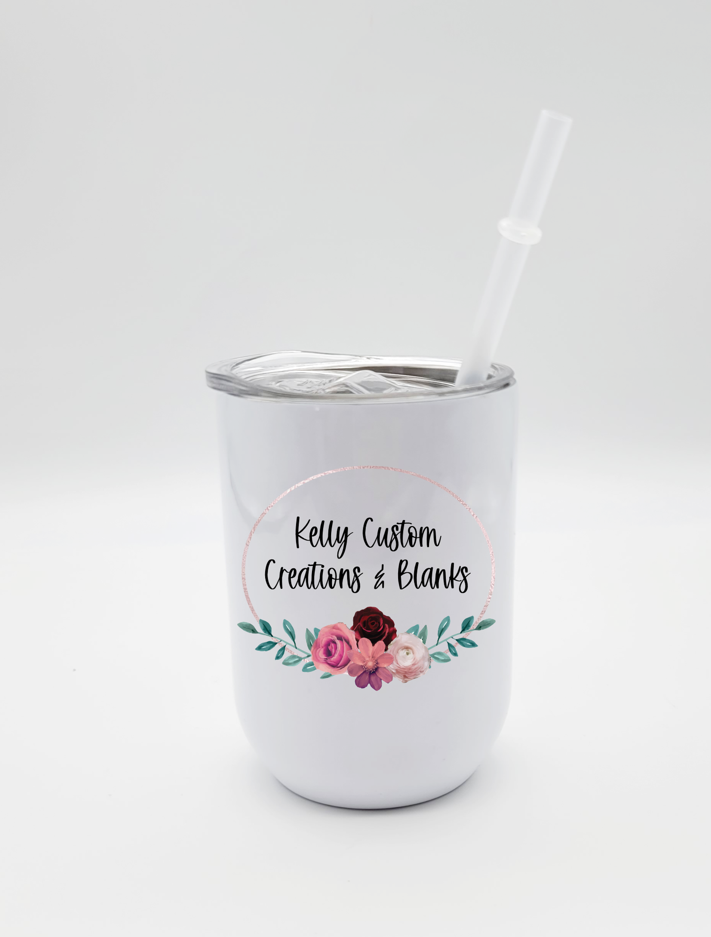 12oz Straight Wine Tumbler