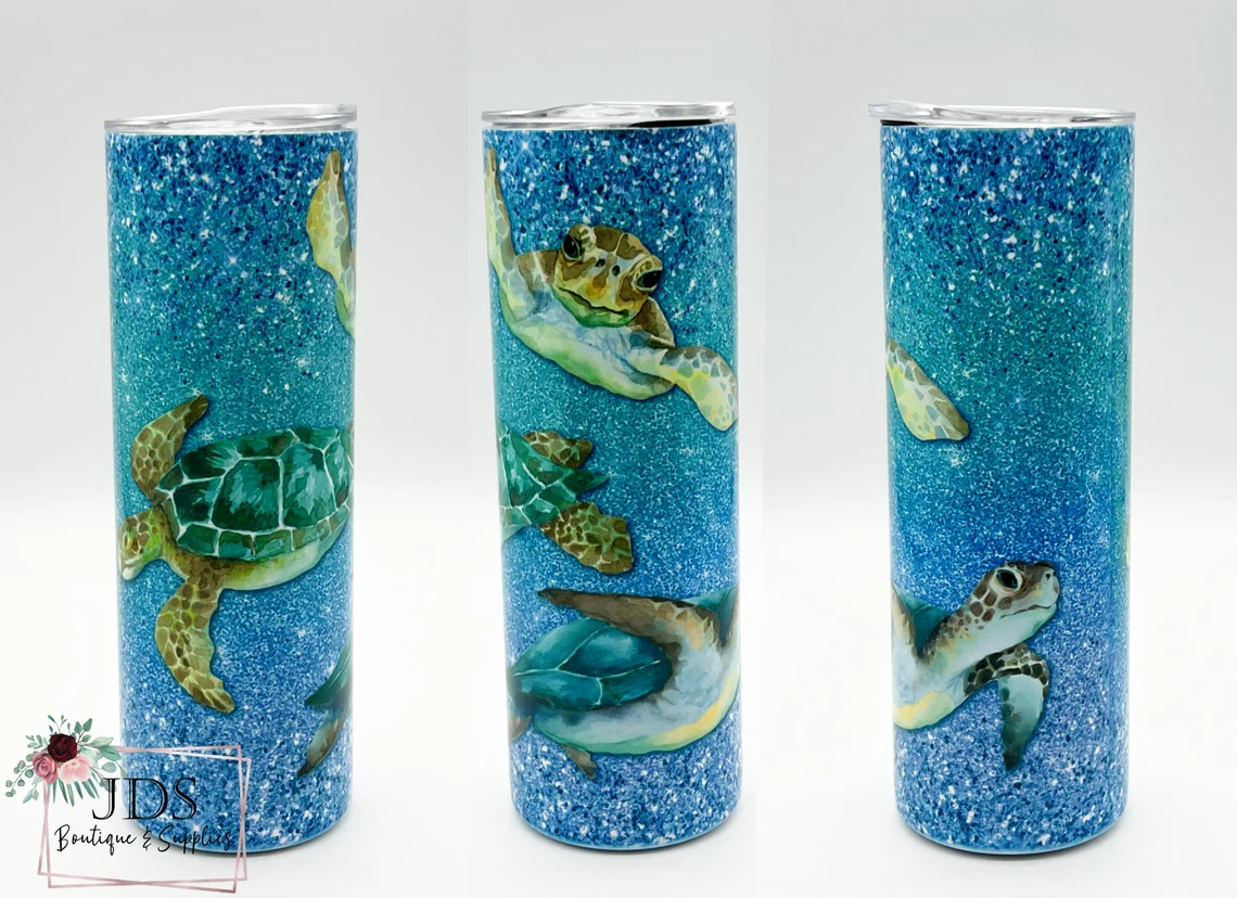 Sea Turtle Stainless Steel Tumbler