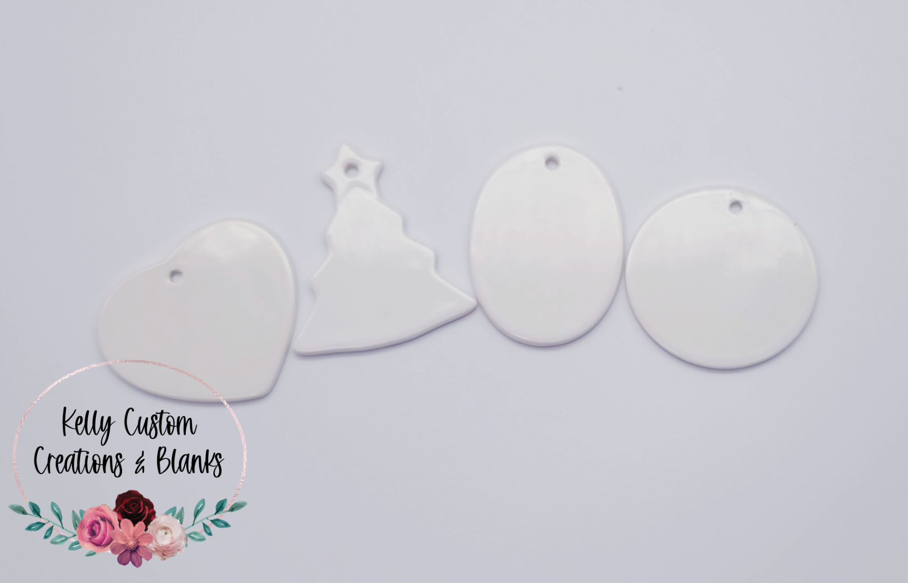 Sublimation Ceramic Ornaments JDS Boutique & Supplies