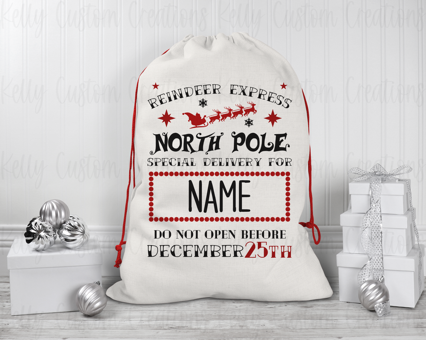 Personalized Santa Sack