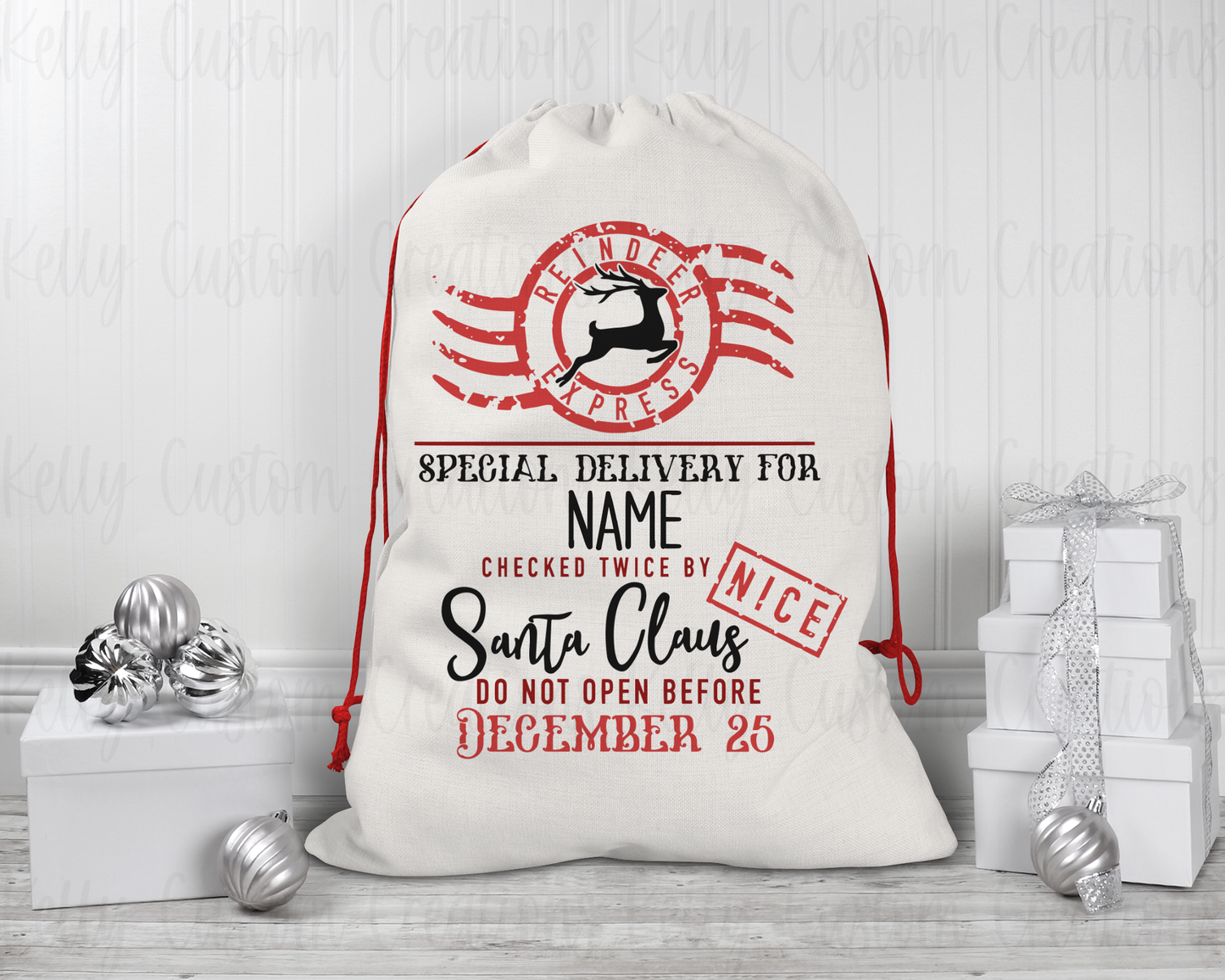 Personalized Santa Sack